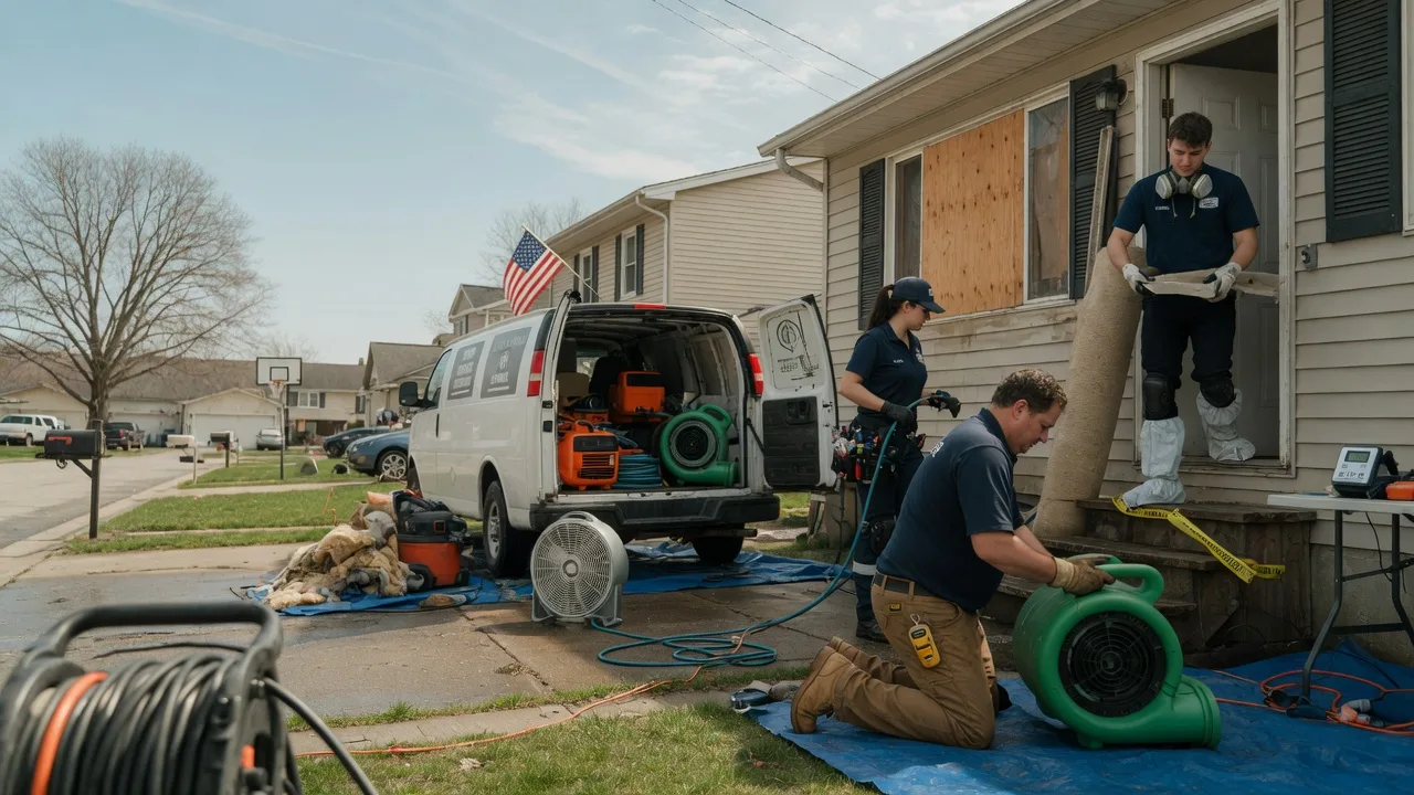 Water Damage Restoration in Ozark, IL near me